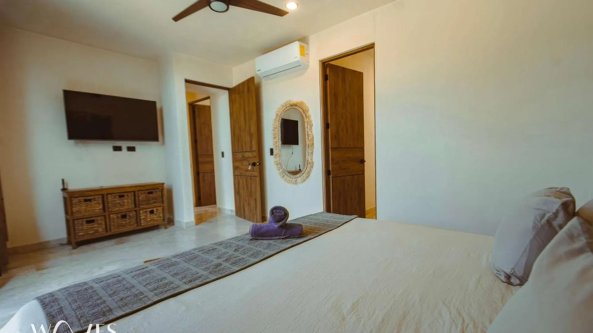 Spacious Modern 3Br Apartment In Gated Community With Pool View At Chaan Ha By Waves Tulum 0*,  México